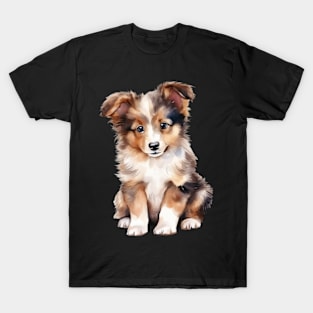 Puppy  Shetland Sheperd T-Shirt